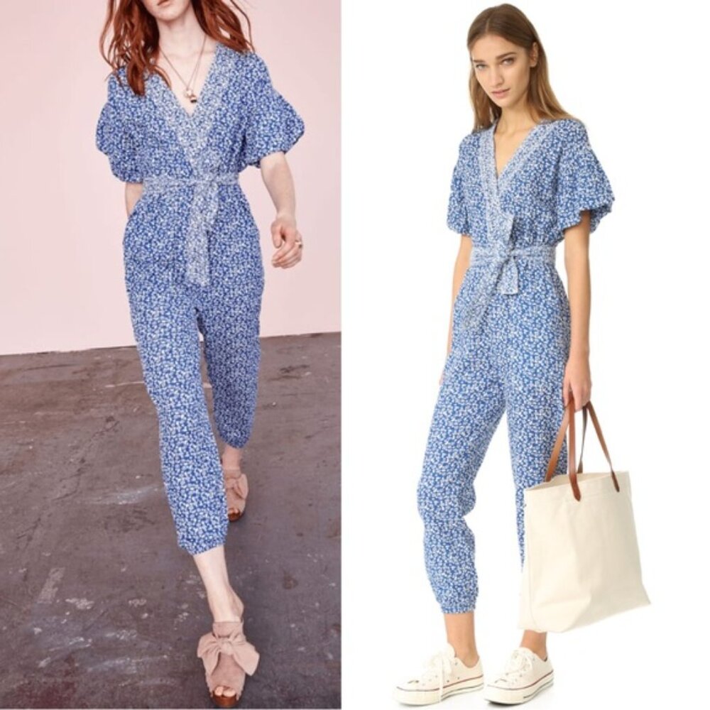 Ulla Johnson Reiko jumpsuit in Tiny Floral